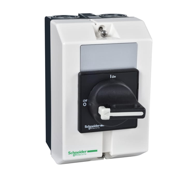 Schneider Electric 10a main switch in enclos