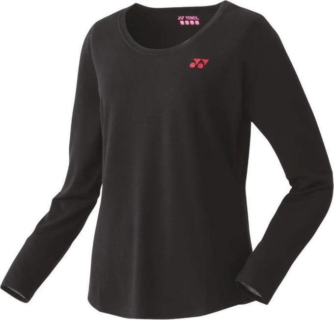 Yonex Tennisshirt Lady Long Zwart Dames Maat S