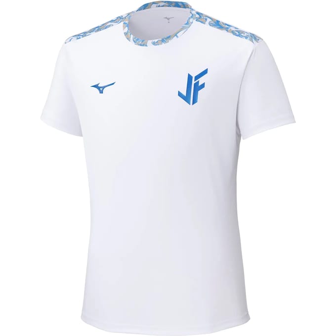 Mizuno Training-joao Felix T-shirt Met Korte Mouwen Wit L Man