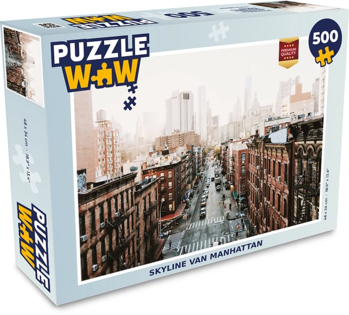 Puzzel New York - Skyline - Manhattan - Legpuzzel - Puzzel 500 stukjes