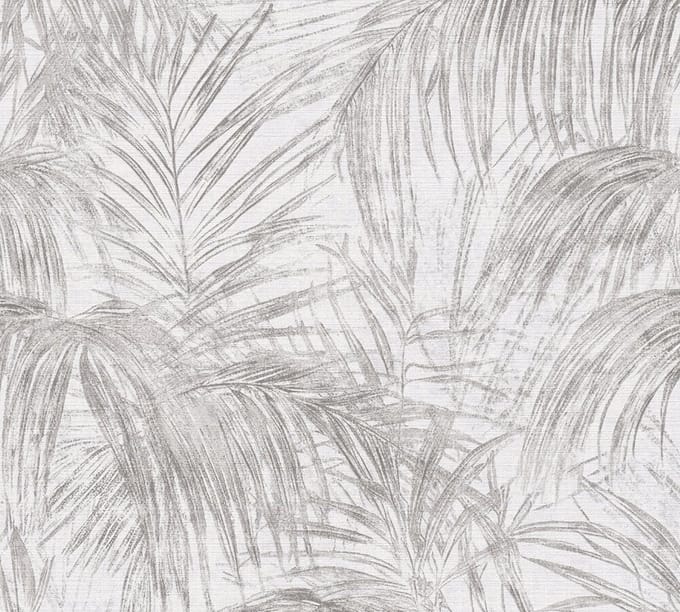 PALMBLADEREN BEHANG | Botanisch - Wit Grijs - Living Walls Michalsky 5