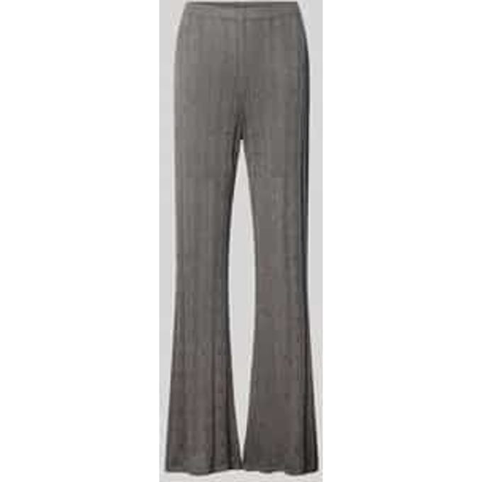 relaxed fit gebreide broek met viscose