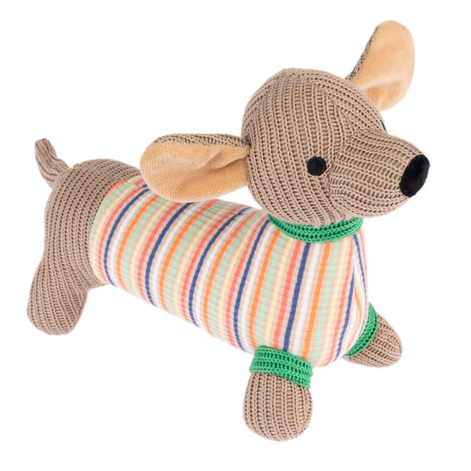 TIAKI Hondenspeelgoed Dackel Cooper - L 28 x B 10 x H 23 cm