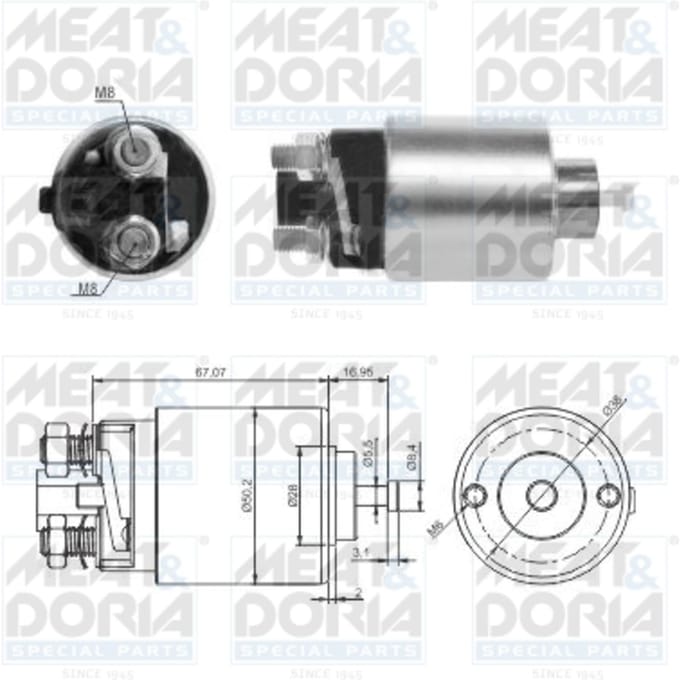 Magneetschakelaar, starter MEAT & DORIA 46285