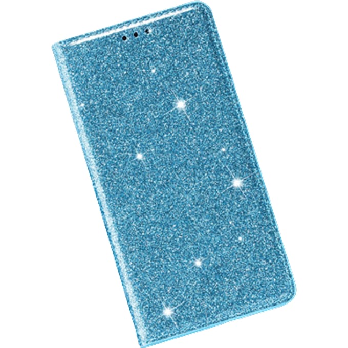 Comfycase  Samsung Galaxy A20e Flash Powder Slim-Fit Flipcover Blauw