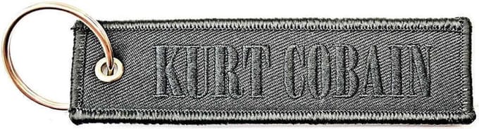 Kurt Cobain - Logo Sleutelhanger - Zwart