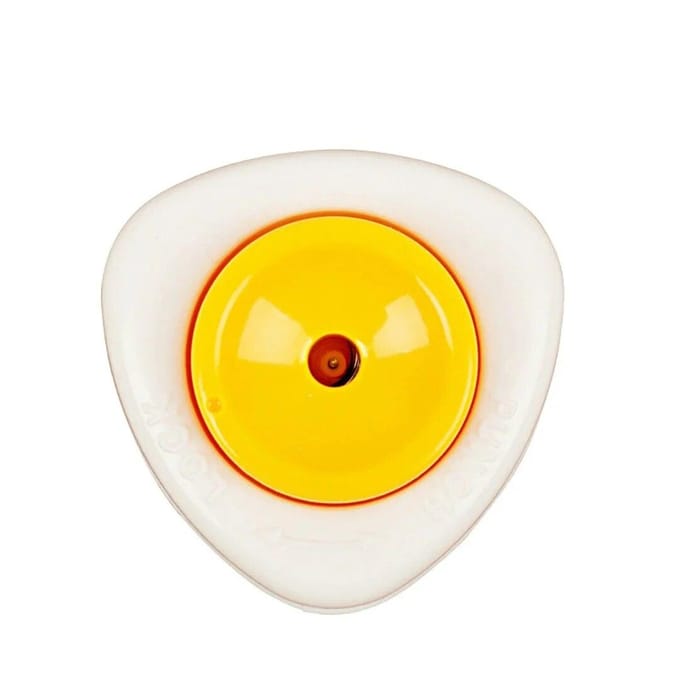 Perceur d'œufs créatif en plastique, avec serrure, perforateur d'œufs de pâques, sécurité et artisanat facile, diviseur d'œufs, outil de bricolage jaune