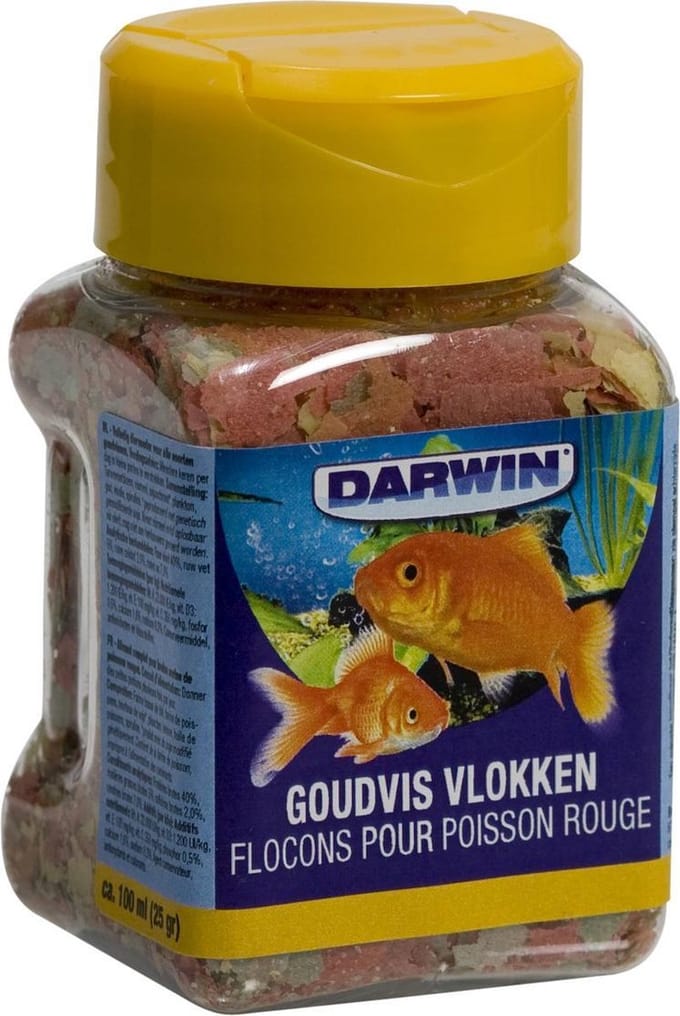 Darwin Goudvis Vlokken - Vissenvoer - 100 ml