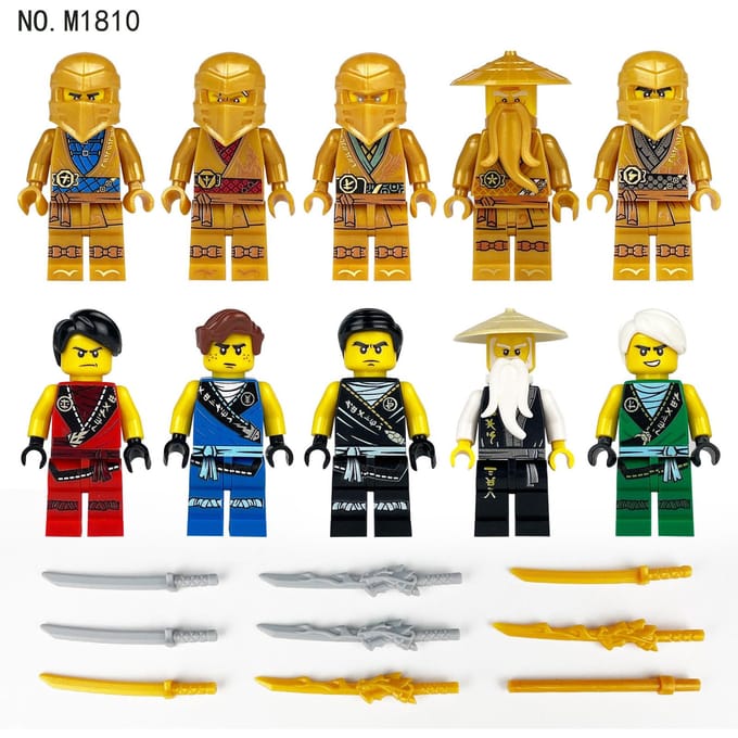 Phantom Bouwsteen Figuur Speelgoed M8091 M8093 M1804 M1810 M8030 M8083 yellow