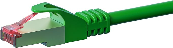 Danicom CAT6 S/FTP (PIMF) patchkabel - 2 meter groen - netwerkkabel - internetkabel - UTP kabel - RJ45 - 1000 mbit/s