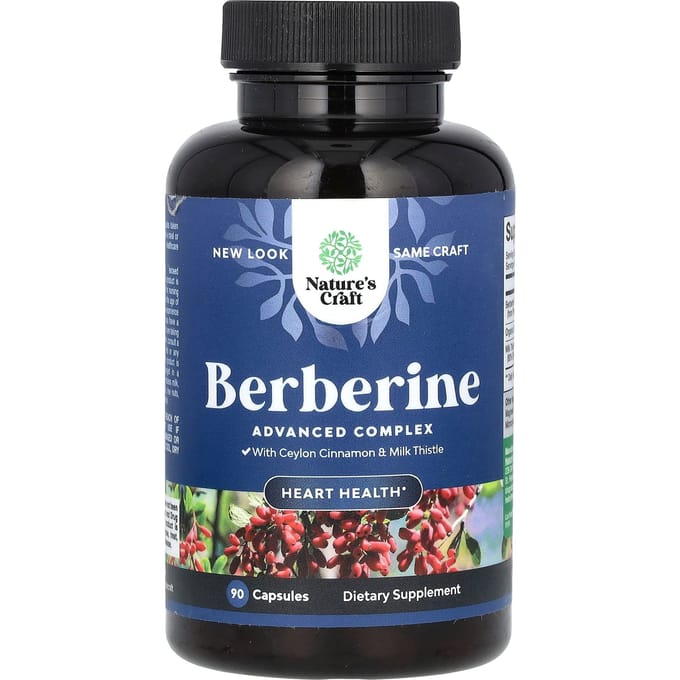 Nature's Craft, Berberine, 90 Capsules