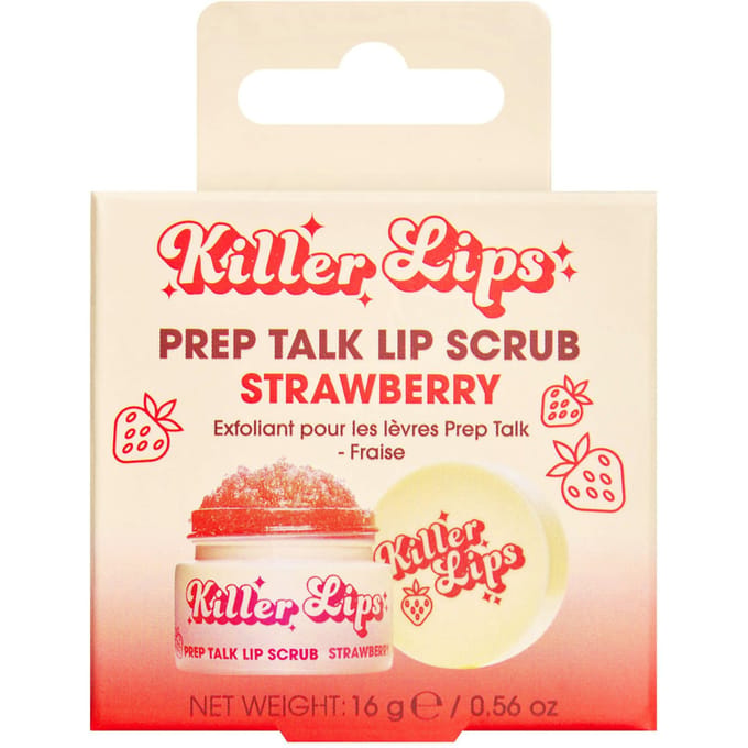 Killer Lips Prep Talk Lip Scrub Strawberry 16 g