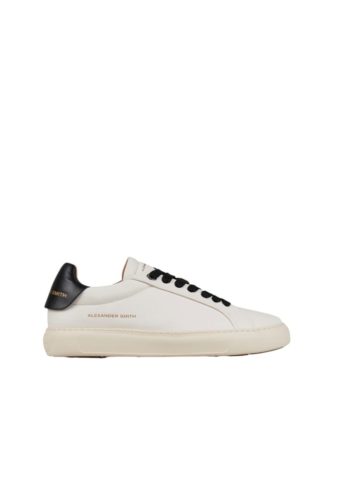 asbcsom-3663-wbk Alexander Smith Wit leder voor heren