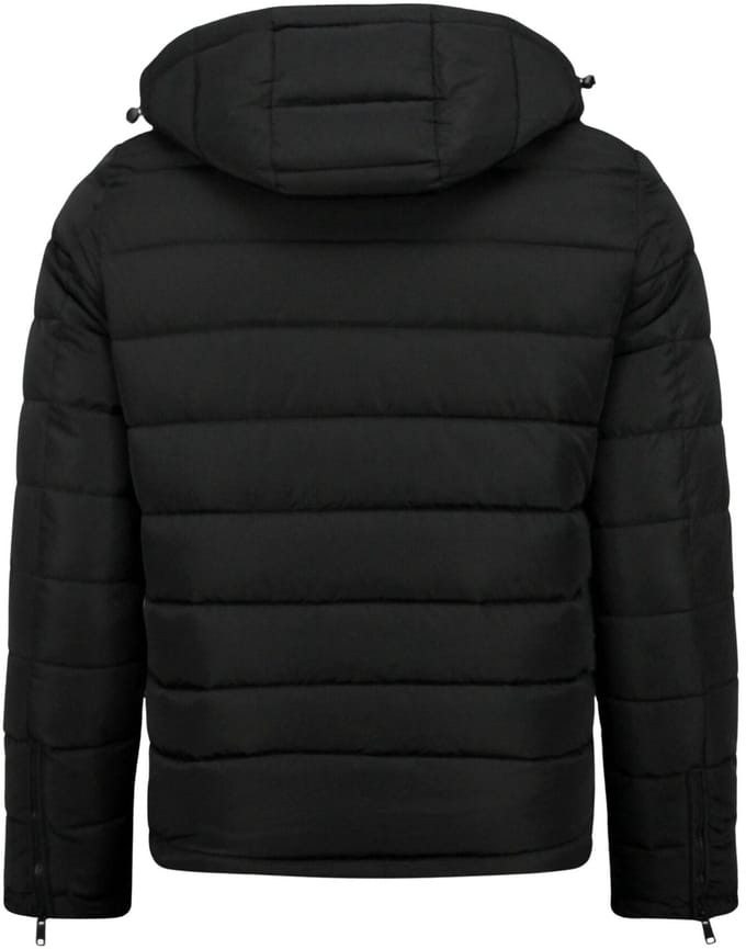 Jassen Heren - Heren Jack met Capuchon - Slim Fit - Tussenjas Heren - 8210 - Zwart