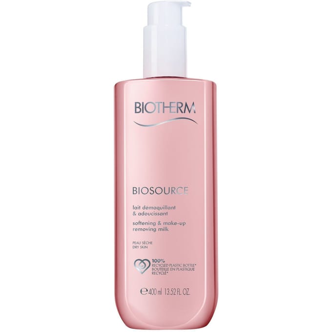 Biotherm Biosource Softening & Make-Up Removing Milk Reinigingsmelk - Droge Huid - 400ml