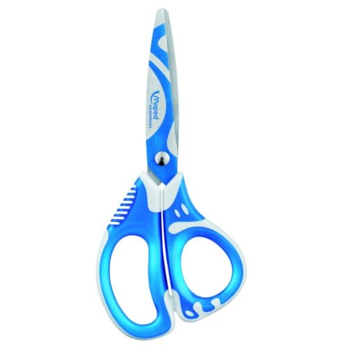 Maped schaar zenoa fit asymmetrisch, 13 cm, blauw