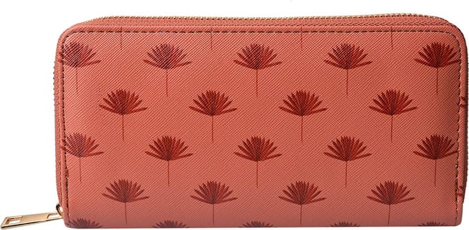 Juleeze Portemonnee 10x19 cm Bruin Polyester