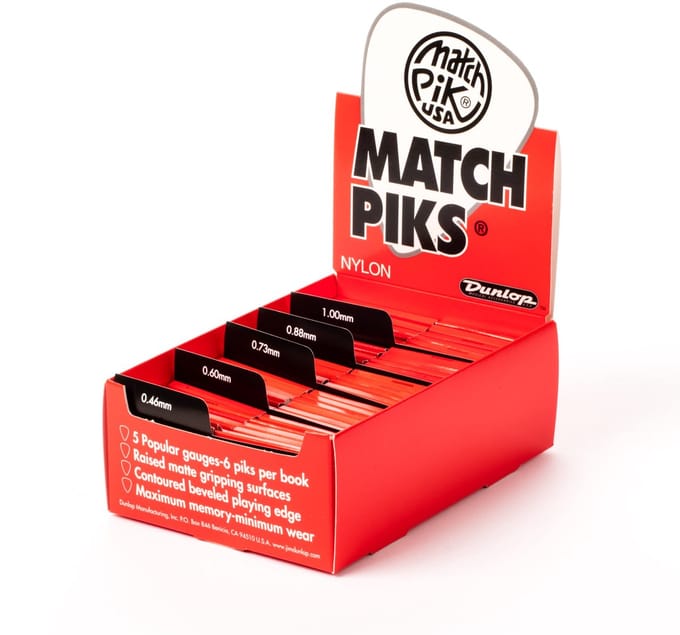 Jim Dunlop - Match Pik - Plectrum - Display doos - 60-pack