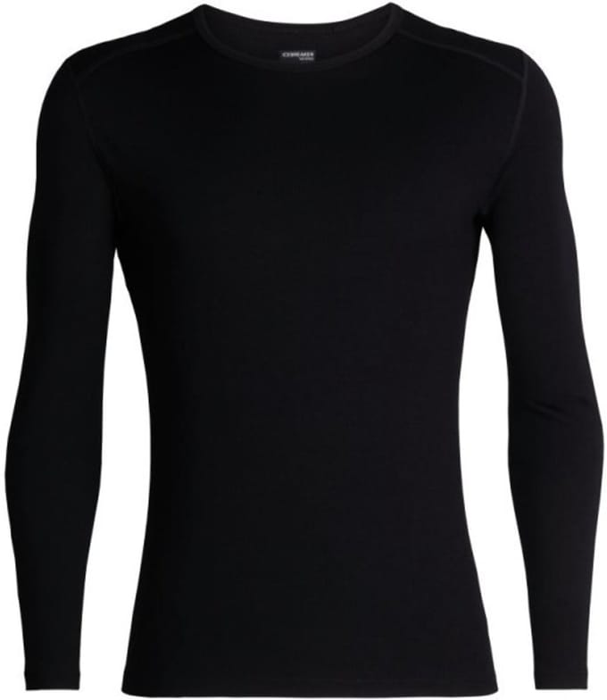 Icebreaker 260 Tech Long Sleeve Crewe Men's Black - XXL