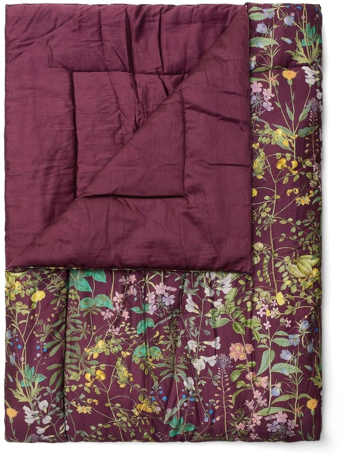 Essenza Augustina Sprei Mauve wine - 220x265 cm
