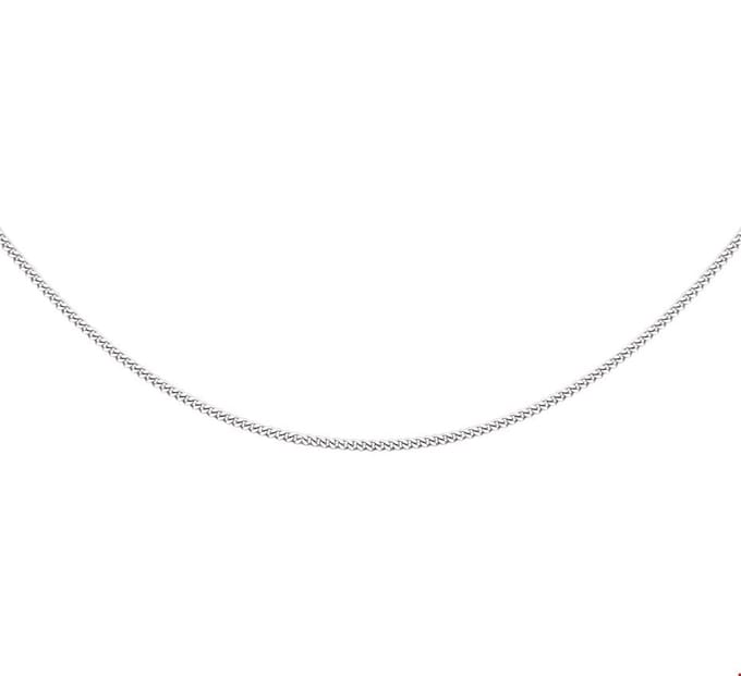 Zilver Gerhodineerde Collier gourmet 1 1329065