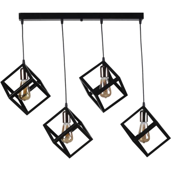Hanglamp Kare 4-lichts | Opviq