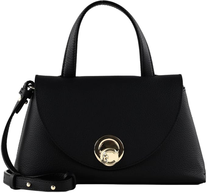 Coccinelle Nikla - Handtas 26 cm (noir/cognac)