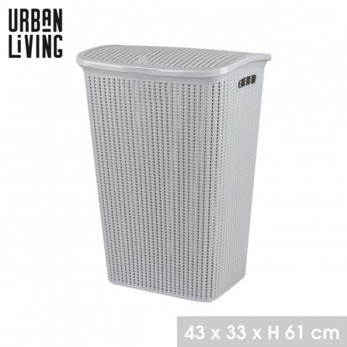 "WASMAND MET DEKSEL "PASHA" 43x33xH61CM NOMAD GREY"