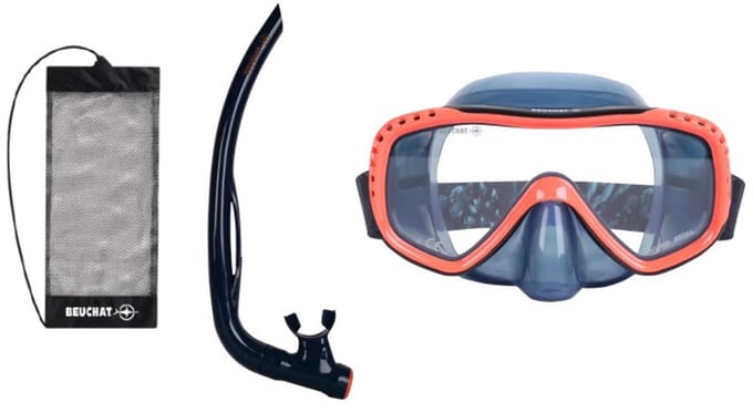 Beuchat - Masker + Snorkel - Atoll Ms Set - Corail