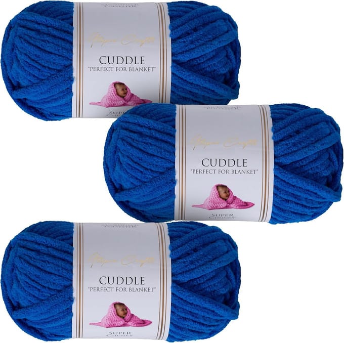3 Pack Super Chunky Chenille Garen voor Breien en Haken