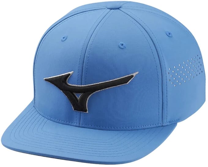 Mizuno Tour Flat Snapback Golfcap - Blauw