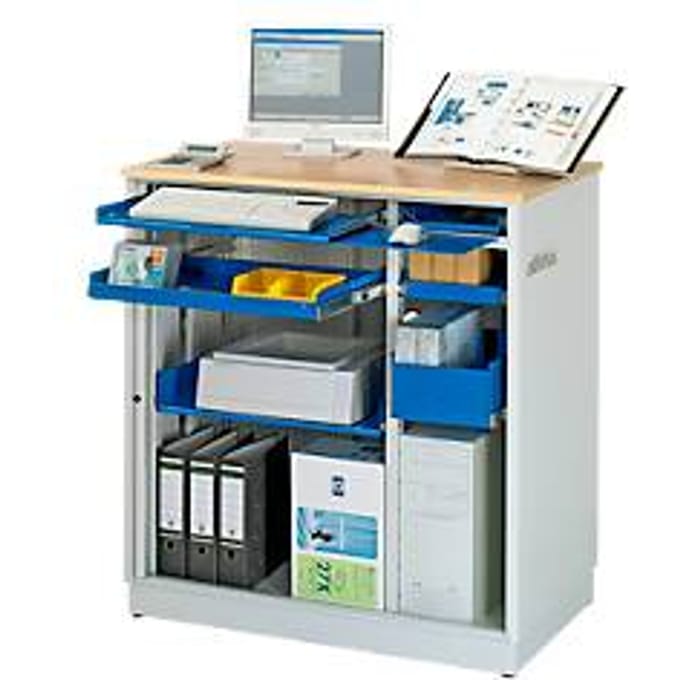 Computerstation adlatus type 6001, B 1030 x D 660 x H 1100 mm, stationair