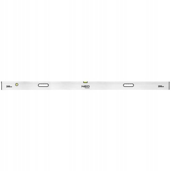 NEO Tools Troffelwaterpas met 2 Libellen en Handgrepen - 2 Meter