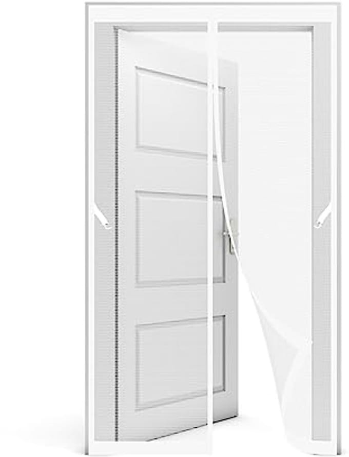 Magnetisch Vliegengaas voor Deuren - 60 x 180 cm - Makkelijk te Monteren zonder Boren