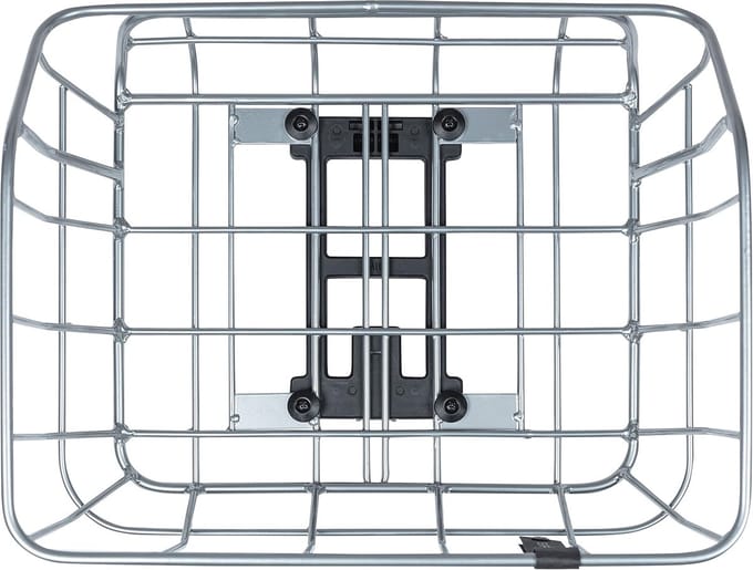 Fietsmand - Bagagemand Achter - Boodschappen Vervoeren - Aluminium Constructie - 5 kg Laadvermogen - Grijs