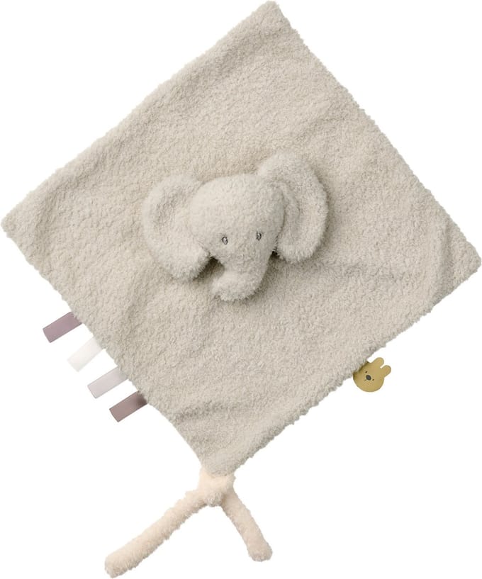 Nattou TEDDY Knuffeldoekje - Olifant - 39 cm - Grijs