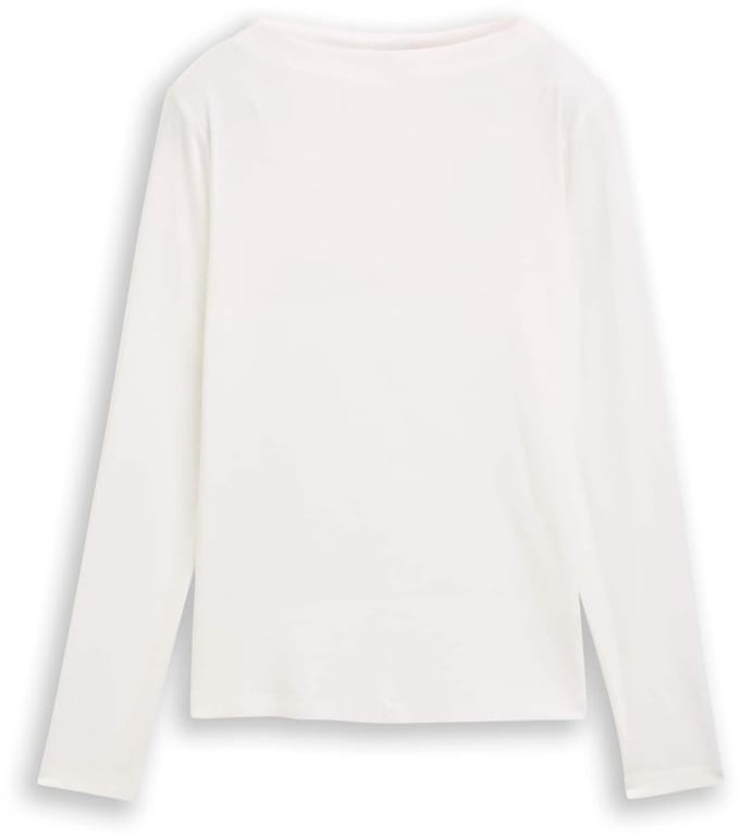 Tom Tailor - Slim fit shirt met lange mouwen - Maat XXL - Whisper White