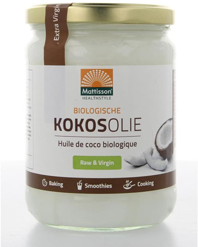 Mattisson - Kokosolie Biologisch - Coconut Oil - Extra Virgin - 500 ml