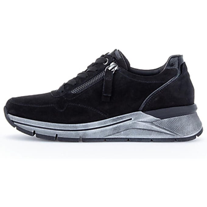Gabor  - maat 40,5 - 96.587 Dames Sneakers - Zwart