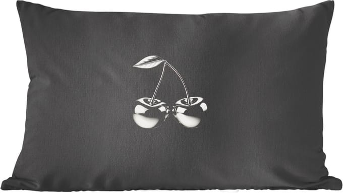 Sierkussens - Kussentjes Woonkamer - 60x40 cm - Kers - Luxueus - Metallic