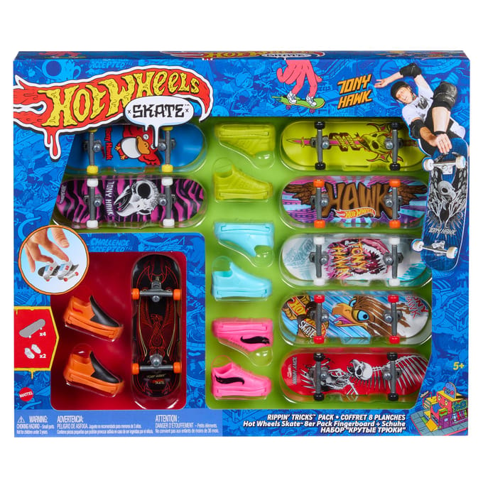 Hot Wheels Skate Rippin Tricks Pack Auto's op schaal