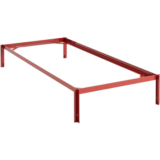 HAY Connect Bed - maroon red - 90 x 200 cm