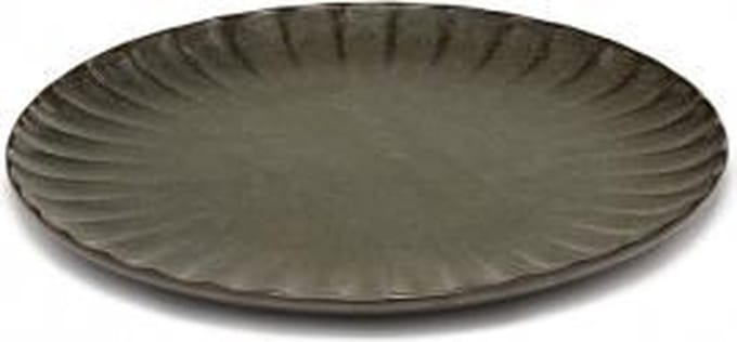 Serax Surface By Sergio Herman Bord Inku Groen-Brons D 18 cm H 1.7 cm  Per stuk
