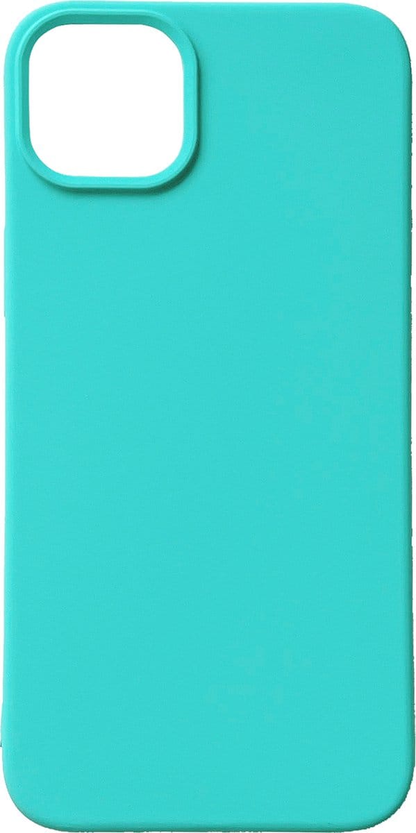 Casemania Hoesje Geschikt voor Apple iPhone 14 Plus - Turquoise - Extra Stevig Siliconen Back Cover