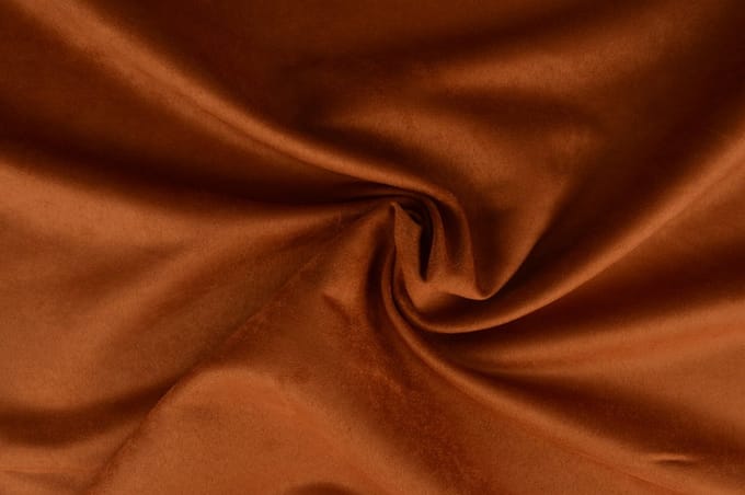 10 meter suedine - Brons - 100% polyester