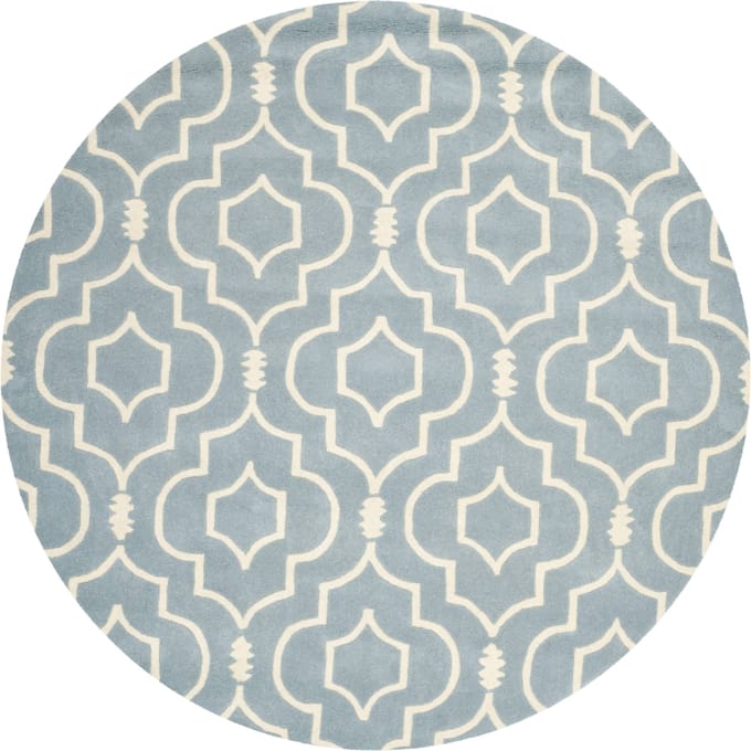 Vloerkleed Morgan rond handgemaakt | Safavieh