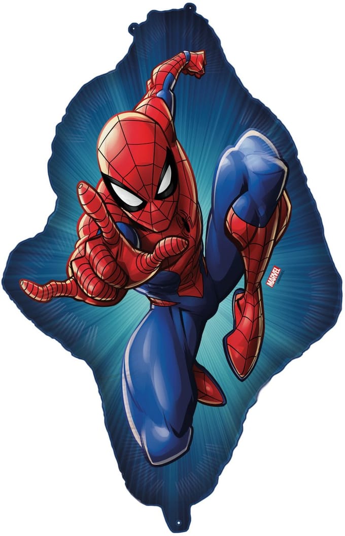 Spider-Man Spiderman World of Web Shaped Supersize Foil Balloon 88x68,5cm Ballonnen