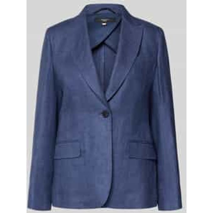 Shaped fit blazer van puur linnen model 'NALUT'