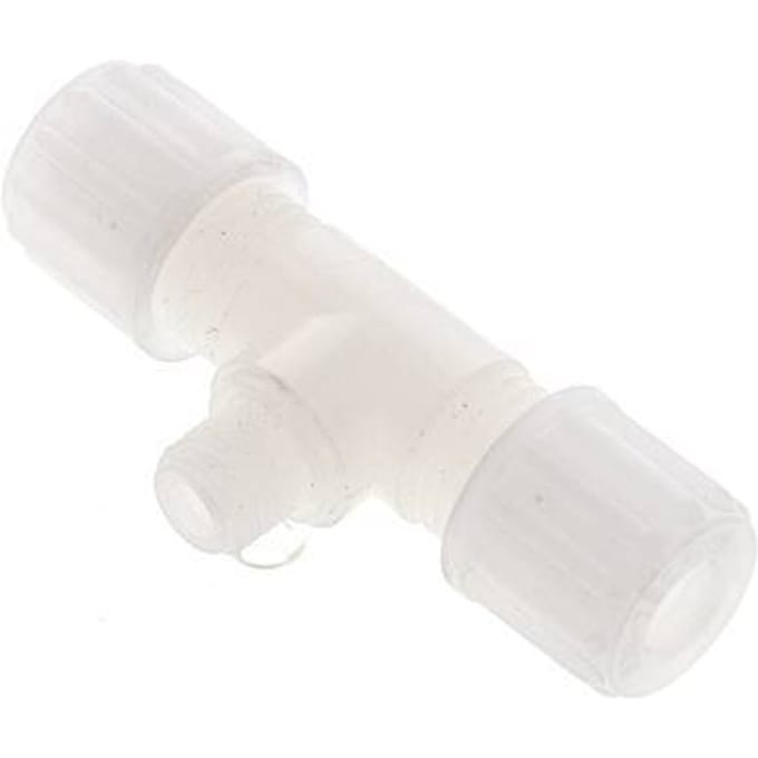 8x6mm & G1/8'' PVDF T-stuk Knelfitting Buitendraad 10bar