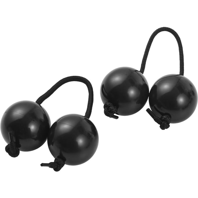 2 stuks Afrikaanse ritmes Aslatua Shakers Ritme Zandbal Muzikale percussie-instrumenten Beginners zwart